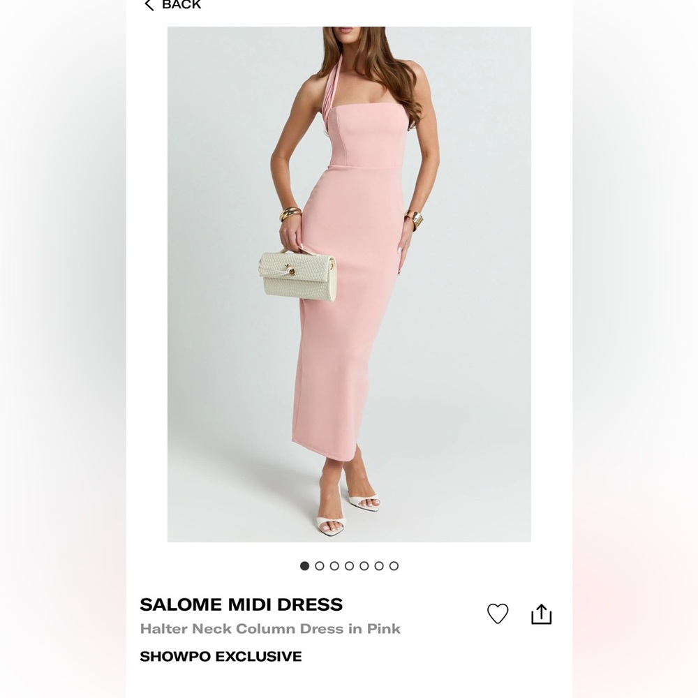 Showpo Pink Midi Dress